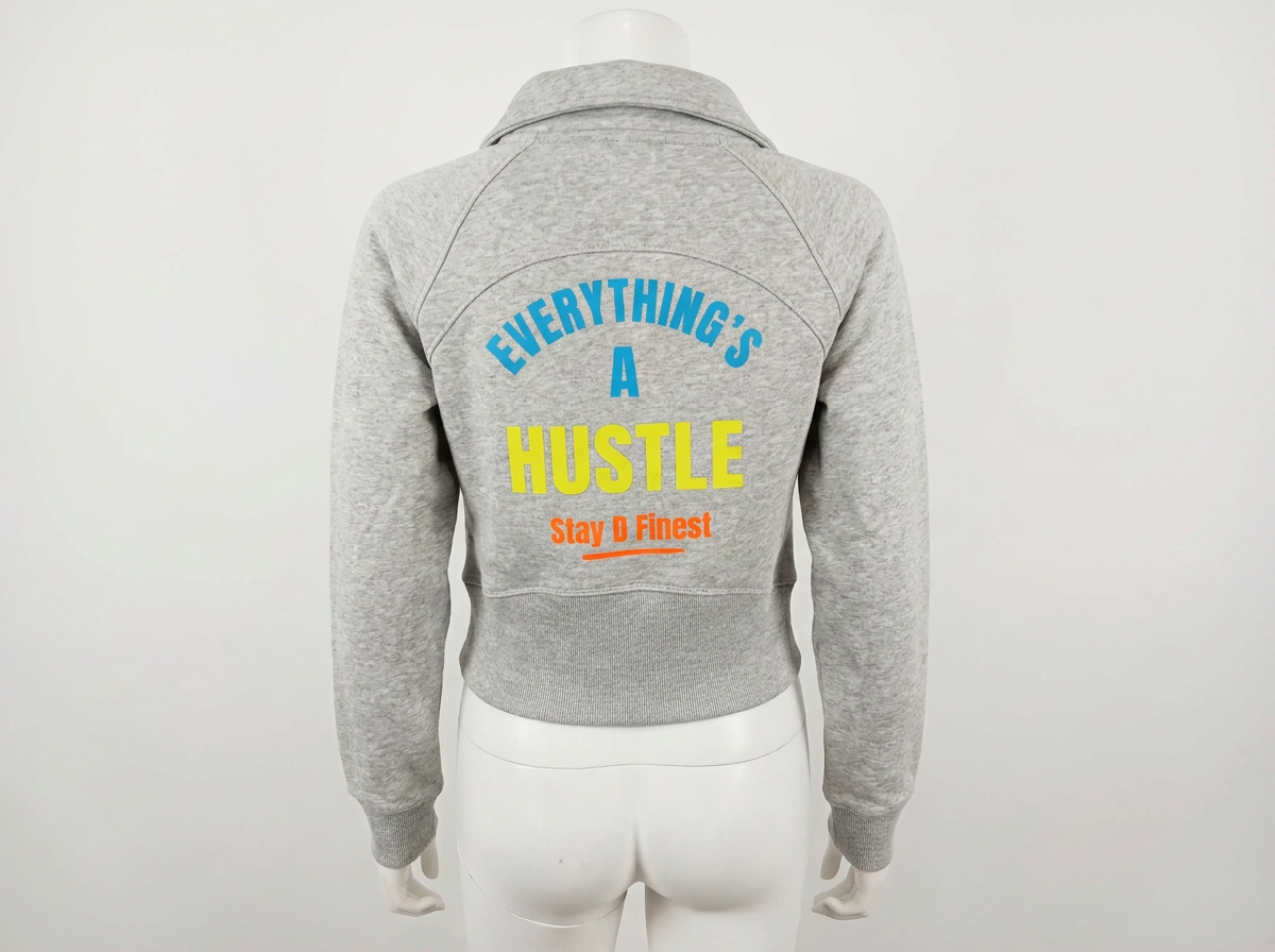 Quarter Zip Cropped Fleece